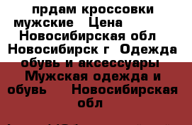 прдам кроссовки мужские › Цена ­ 1 000 - Новосибирская обл., Новосибирск г. Одежда, обувь и аксессуары » Мужская одежда и обувь   . Новосибирская обл.